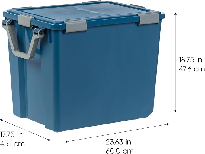 IRIS USA WeatherPro 103 Qt Eco-Friendly Storage Bins - Image 2