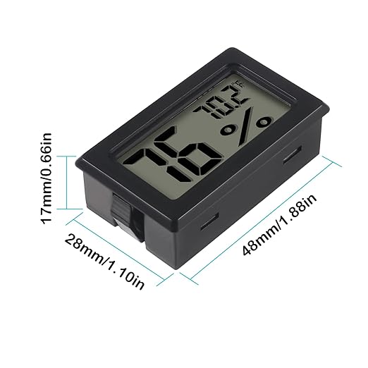 4 Pack Mini Hygrometer Thermometer Digital Electronic Temperature Humidity - Image 3