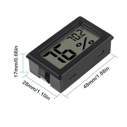 4 Pack Mini Hygrometer Thermometer Digital Electronic Temperature Humidity - Image 3