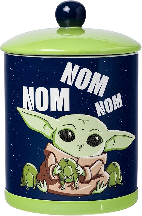 Silver Buffalo Star Wars The Mandalorian Baby Yoda Grogu Nom Nom The Child by SilverBuffalo