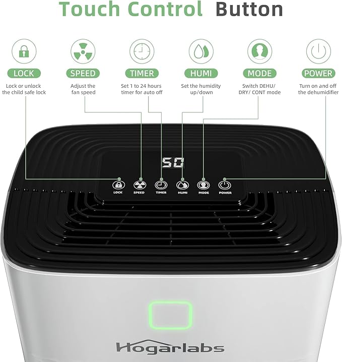 HOGARLABS 50 Pint Smart Dehumidifiers - Image 5