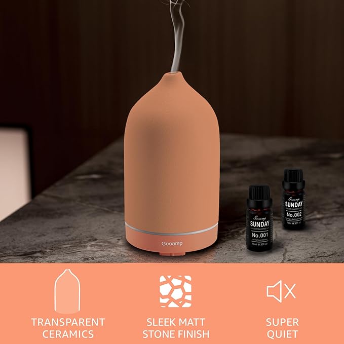 200ML Ceramic Essential Oil Diffuser - Image 2