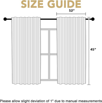 H.VERSAILTEX White Curtains Thermal Insulated Window Treatment Panels Room - Image 6