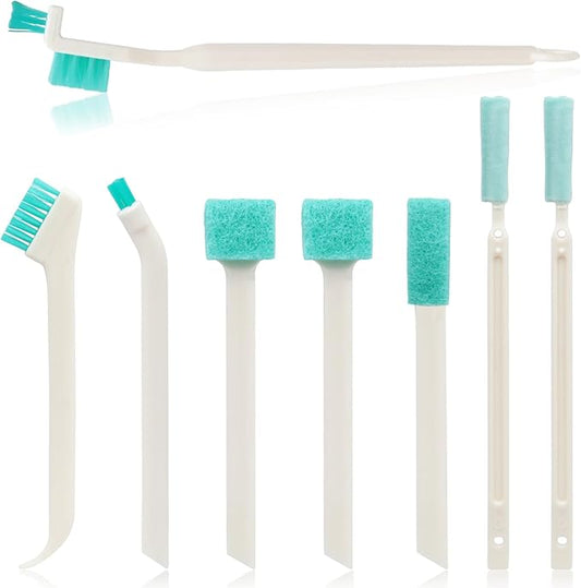 8-Piece Small Cleaning Brush Set by Unknown
