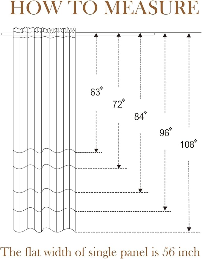 L.Z.E Gold Light Filtering Curtains - Image 5