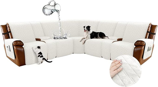 Arfntevss Waterproof Recliner Sectional Couch Covers by Arfntevss