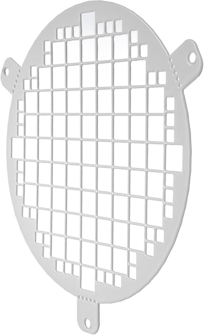 Repa Market 5" Inch White Galvanized Steel Round Crawl Space Vent Grid - Image 6
