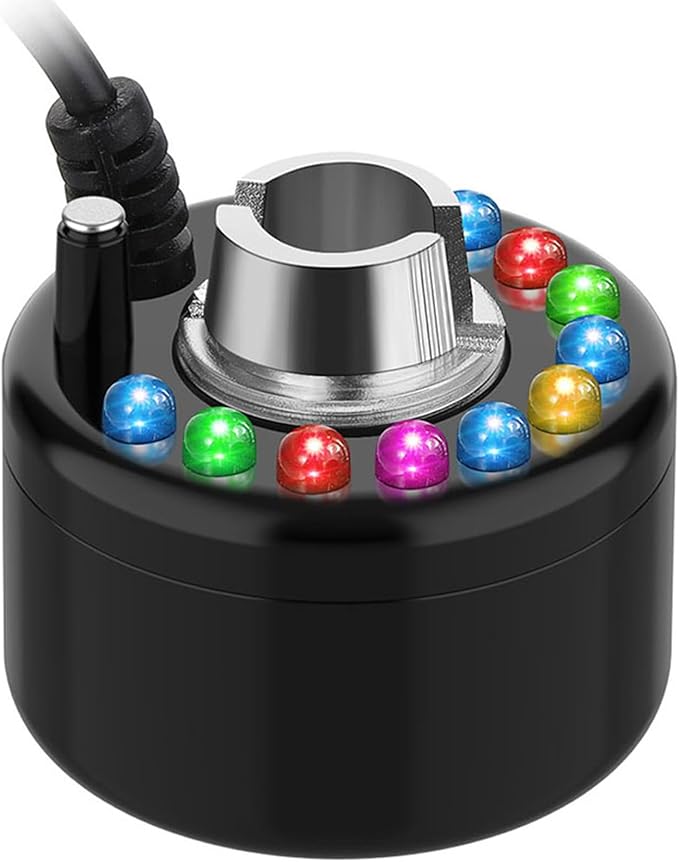 Yaomiao 1 Piece Halloween Mist Maker Fogger Small Ultrasonic Fog Machine by Yaomiao