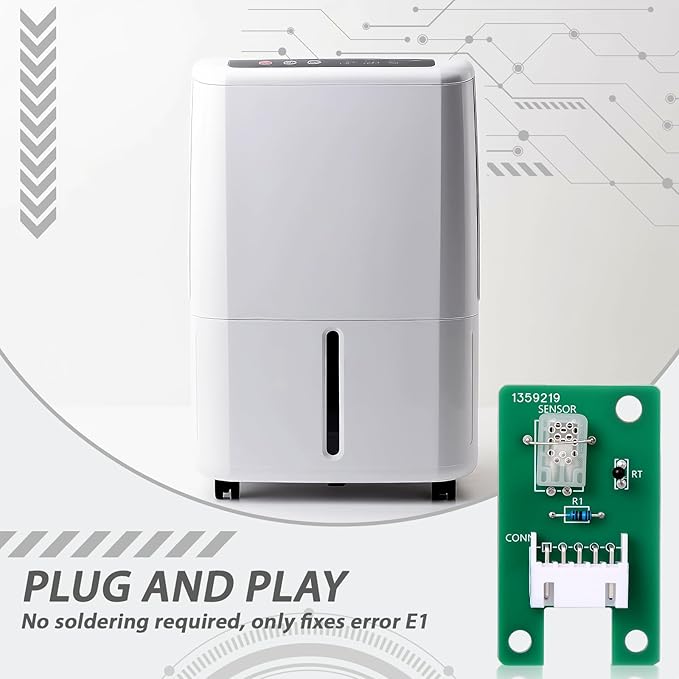 1 Pack 50 Pints Dehumidifier Humidity Sensor, PC Replacement Humidity Sensor - Image 5
