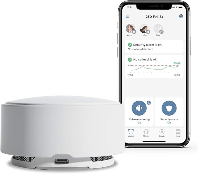 Minut - Noise, Motion and Temperature Monitoring by MINUT