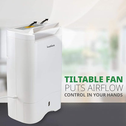 Ivation 19 Pint Small-Area Desiccant Dehumidifier Compact and Quiet - - Image 4