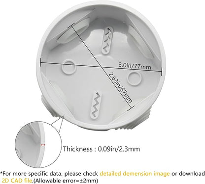 LeMotech Junction Box, ABS Plastic IP55 Water Resistant and Dustproof, - Image 3