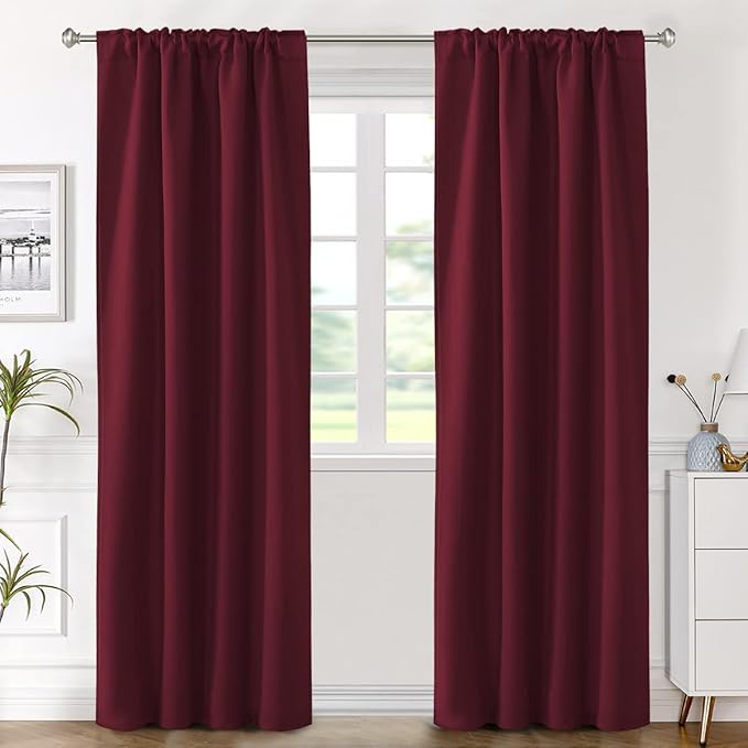 H.VERSAILTEX Christmas Blackout Curtains Thermal Insulated Window Treatment - Image 2