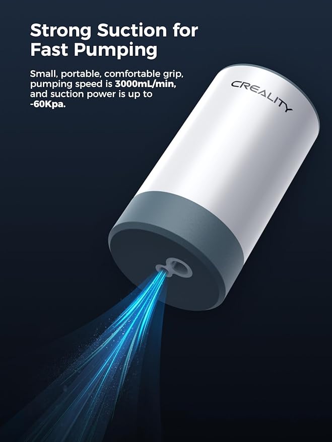 Creality Filament Vacuum Storage Kit, Automatic Pump, Premium Cleaning Drying - Image 3