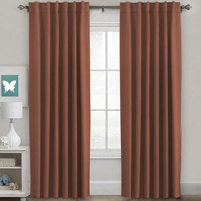 H.VERSAILTEX Blackout Curtains Thermal Insulated Window Treatment Panels Room by HVERSAILTEX