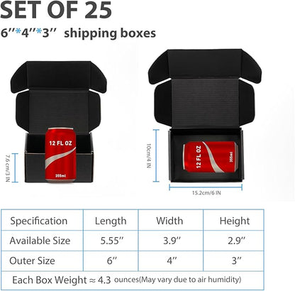 Small Shipping Boxes 6x4x3 Inch - Image 2