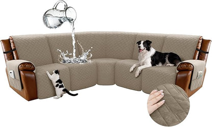 Arfntevss Waterproof Recliner Sectional Couch Covers by Arfntevss