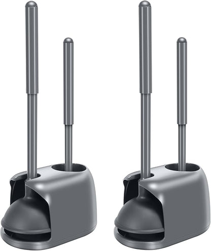SetSail Toilet Brush and Plunger Set, 2 Packs Toilet Plungers by SetSail