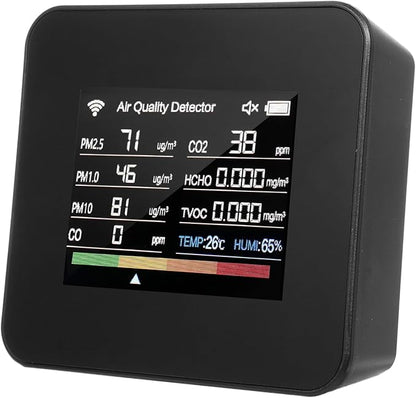14 in 1 Indoor Air Quality Monitor Air Quality Detector CO₂ CO TVOC HCHO by KKnoontools