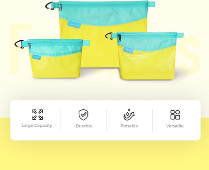 pack all Water-resistant Material Zipper Pouch, Mesh Zipper Bag - Image 6