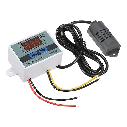 MECCANIXITY 24V DC LED Digital Humidity Meters Sensor Hygrometer Switch by MECCANIXITY