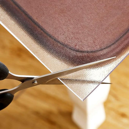 NECAUX Custom 35.4 x 70.9 Inch Clear Table Cover Protector, 1.5mm Thick Wood - Image 8