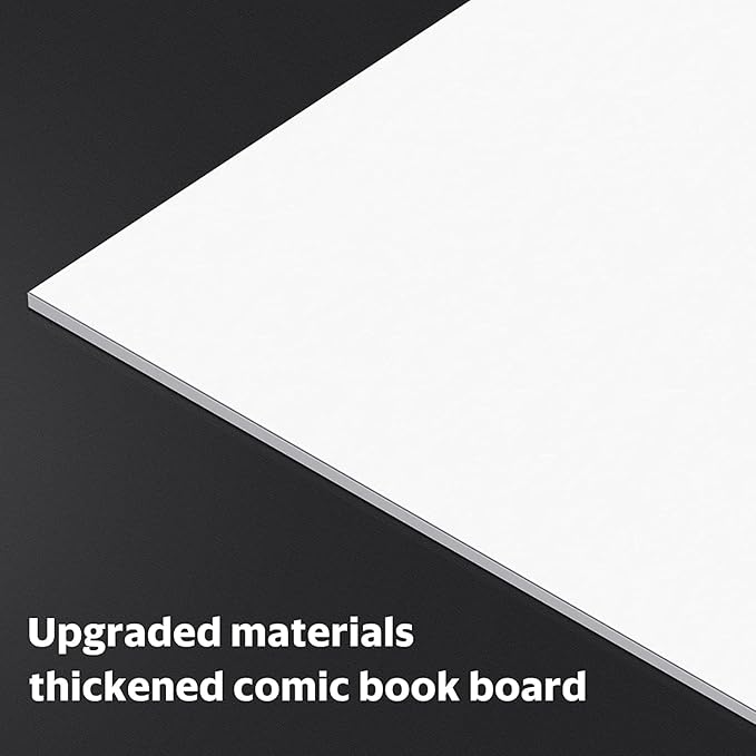 200 Comic Book Boards, Current Size Comic Book Boards, Acid-Free Backing Board - Image 5
