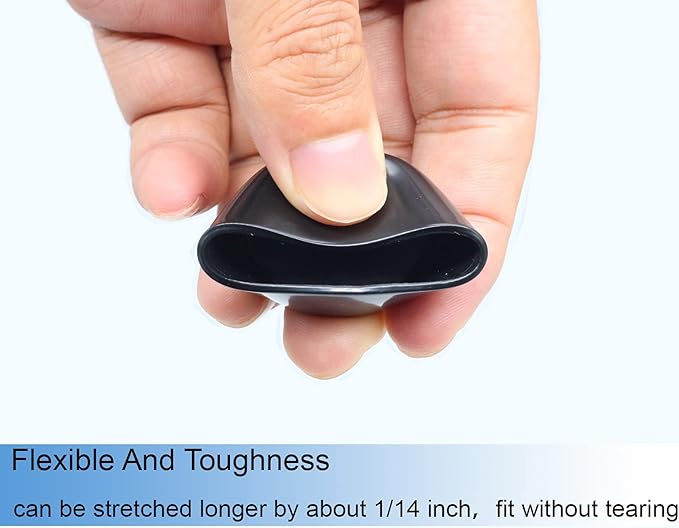 Acocony 1 1/4 Inch Rubber Cap Round 1.25 Inch Rubber End Caps PVC Flexible - Image 4