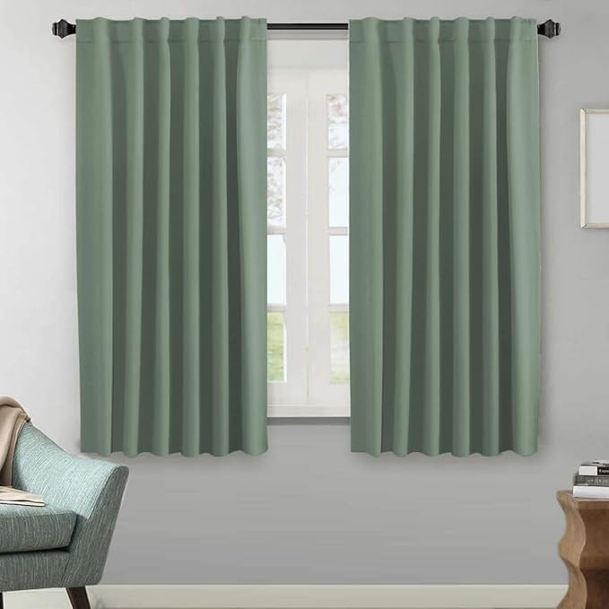 H.VERSAILTEX Blackout Curtains Thermal Insulated Window Treatment Panels Room by HVERSAILTEX