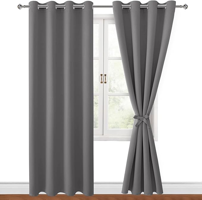 Hiasan Blackout Curtains for Bedroom, 52 x 84 Inches Long - Image 6