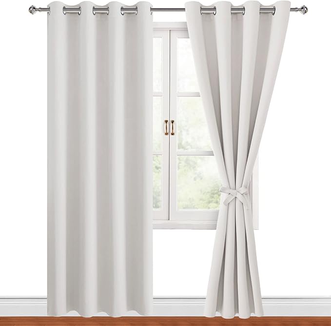 Hiasan Blackout Curtains for Bedroom, 52 x 84 Inches Long by Hiasan