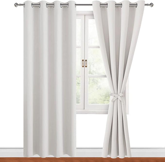 Hiasan Blackout Curtains for Bedroom, 52 x 96 Inches Long by Hiasan
