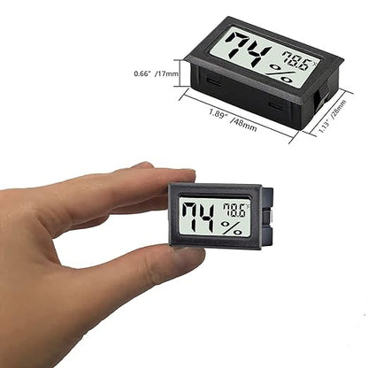 6 Pack Mini Digital Thermometer Hygrometer, Indoor Temperature and Humidity - Image 2