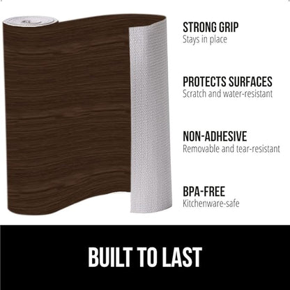 GORILLA GRIP DripGuard Shelf Liner, Non-Adhesive Drawer and Kitchen Cabinet - Image 2