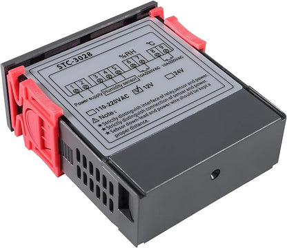 STC-3028 Temperature Controller 12V Temperature and Humidity Controller Meter - Image 7