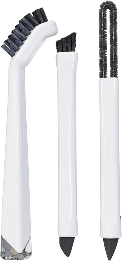 Small Cleaning Brush Set 3pcs—Crevice Brushes by TheCrownChoice