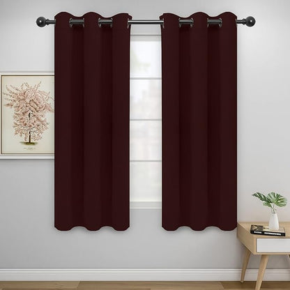Easy-Going Blackout Curtains for Bedroom, Solid Thermal Insulated Grommet and by Easy-Going