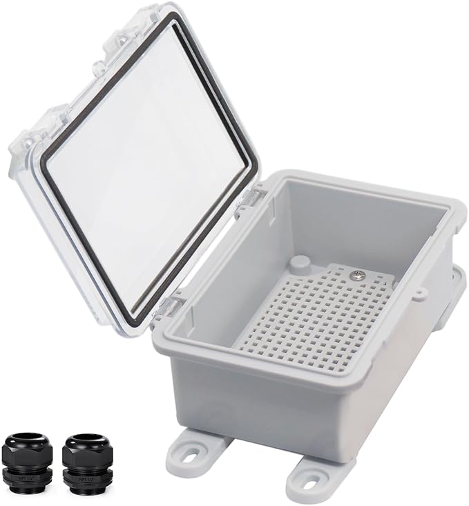 Waterproof Electrical Box Dustproof Junction Box Weatherproof IP67 ABS Plastic by YETLEBOX