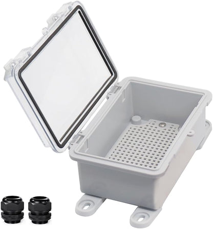 Waterproof Electrical Box Dustproof Junction Box Weatherproof IP67 ABS Plastic by YETLEBOX
