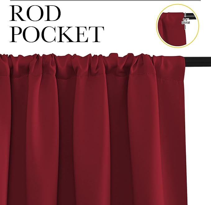 NICETOWN Room Darkening Curtains - Image 2