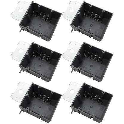 MAKERELE 2 Gang Adjustable Outlet Box, 34Cu.in. Plastic Electrical Box by MAKERELE