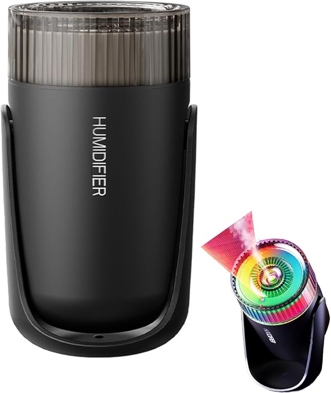 Humidifier with Starry Sky Projection, 360° Rotating Nozzle, Auto Shut-Off by Viewmoi