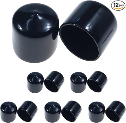 Acocony 15/16 Inch Rubber Cap Round Rubber End Caps PVC Flexible Protector by Acocony