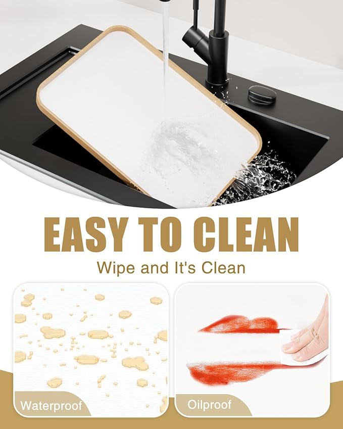 Shelf Liners for Kitchen Cabinets Non-Adhesive, Non-Slip Thickened Shelf Paper - Image 5
