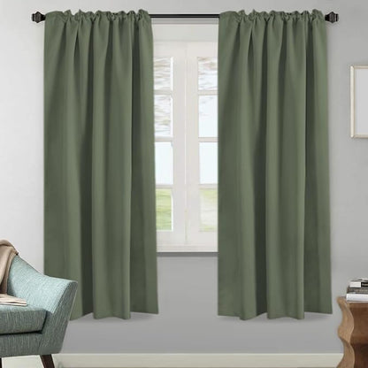 H.VERSAILTEX Blackout Curtains Thermal Insulated Window Treatment Panels Room - Image 2