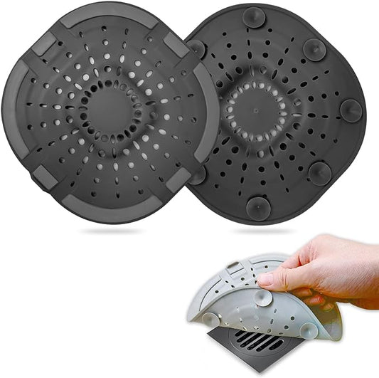 Hair Drain Catcher, Square Drain Cover by Bovinde