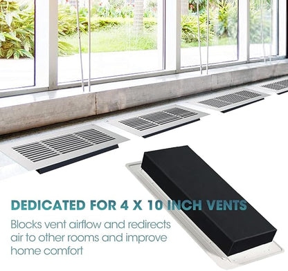 Buzzlett 4-Pack Complete Airflow Seal Rubber Vent Cover - Image 6