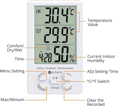 Neoteck 3 in 1 Thermometer Hygrometer - Image 6