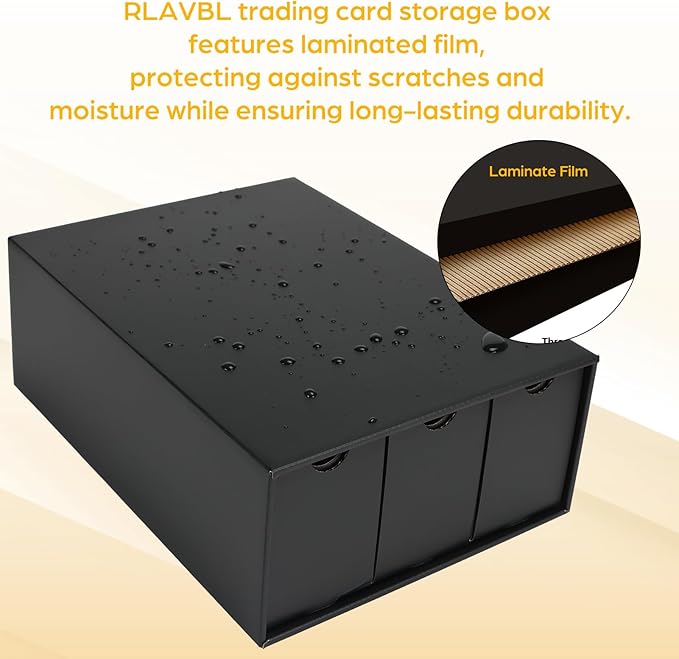RLAVBL 12-600 CT Trading Card Storage Box - Image 5