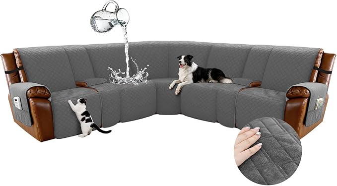 Arfntevss Waterproof Recliner Sectional Couch Covers by Arfntevss